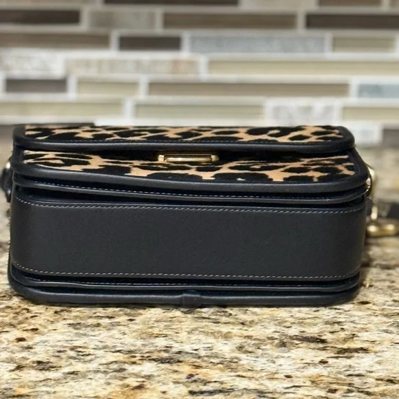 Coach Rogue Top Handle In Haircalf with Leopard Print NWT - Picture 8 of 11